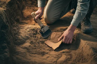 Illustration excavator