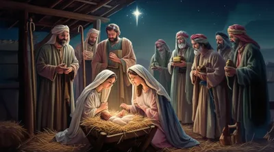 Illustration creche - Image 1