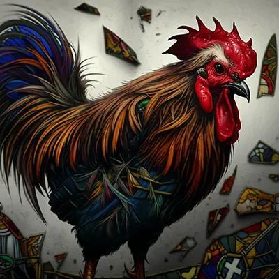 Illustration cock - Image 1