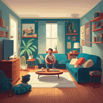 Illustration housekeeper