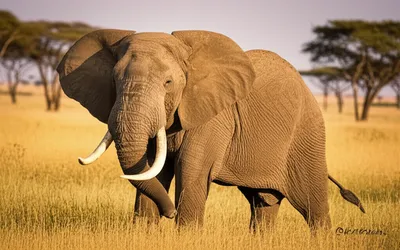 Illustration elephants