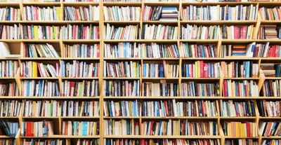 Illustration bookshelf