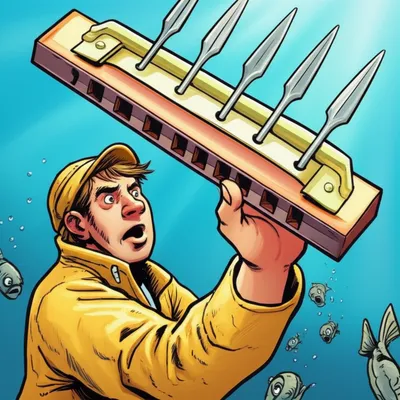 Illustration harpoon - Image 1