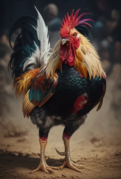 Illustration gamecock