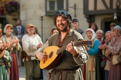 Illustration minstrels