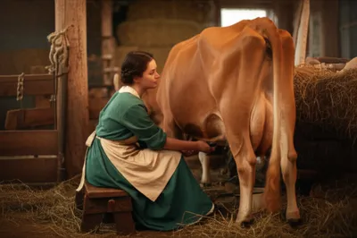 Illustration milkmaid