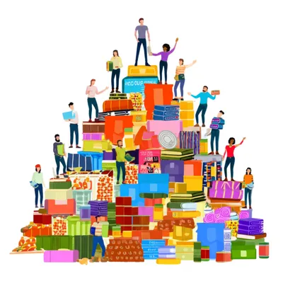 Illustration piles - Image 1