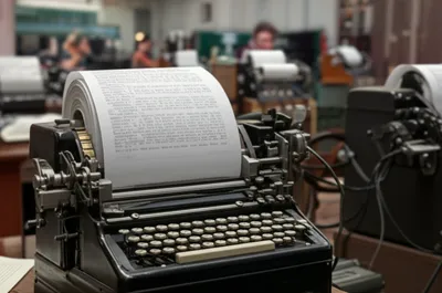 Illustration teletype