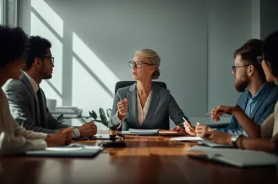 Illustration chairwoman