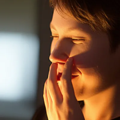 Illustration chuckling