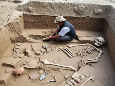 Illustration archaeology