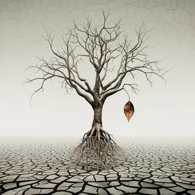 Illustration starving - Image 1