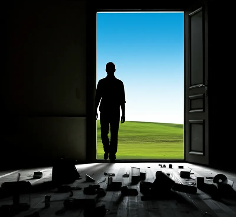 Ilustración visual de la palabra "moved" - Moverse, trasladarse