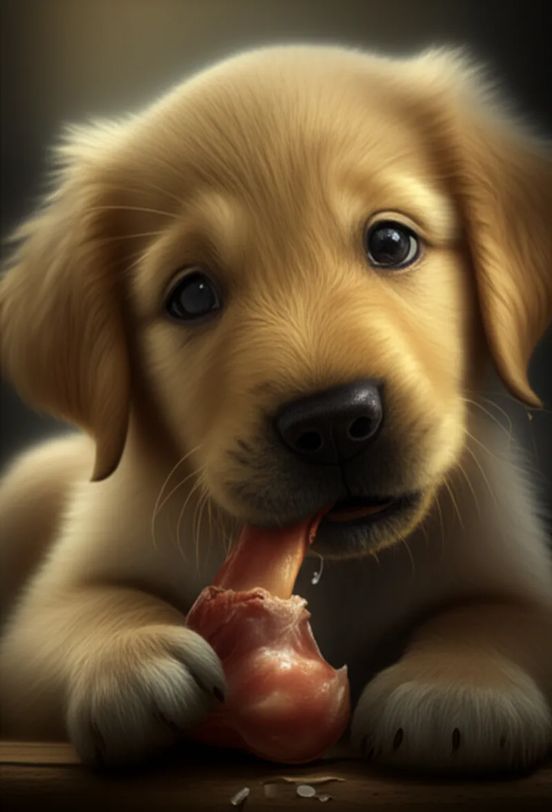 Illustration visuelle du mot « champs » - Mâcher, grignoter