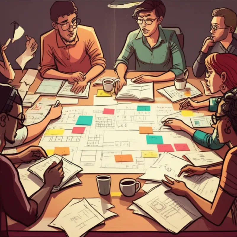 Визуальная иллюстрация charrette: Период интенсивной работы, аврал - Изображение 1