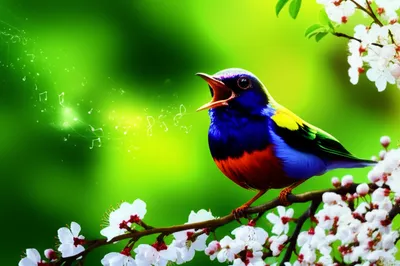 Illustration warbler - Image 1