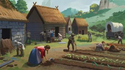 Illustration colonists - Image 1