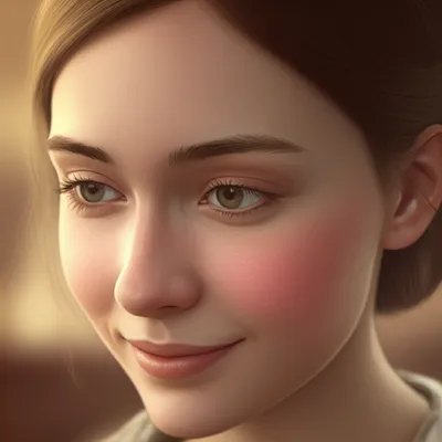 Illustration blushing - Image 1