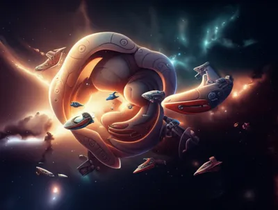 Illustration mothership - Image 1