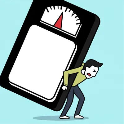 Illustration overweight - Image 1