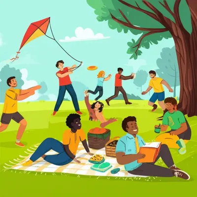 Illustration pastimes - Image 1