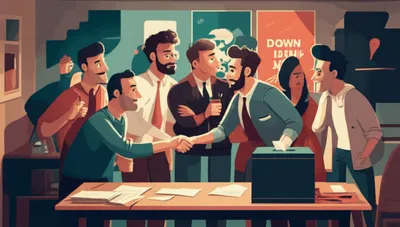 Illustration politicking