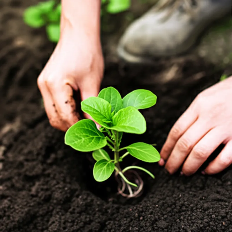 Illustration visuelle du mot « planting » - Planter