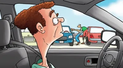 Illustration rubbernecked