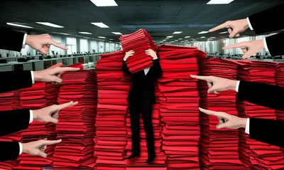 Illustration bureaucratic