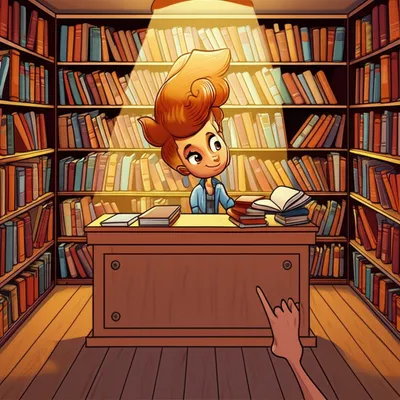 Illustration librarian