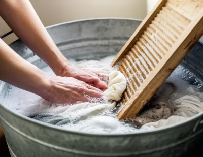 Illustration washtub