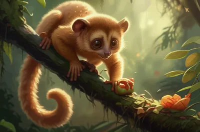 Illustration kinkajous
