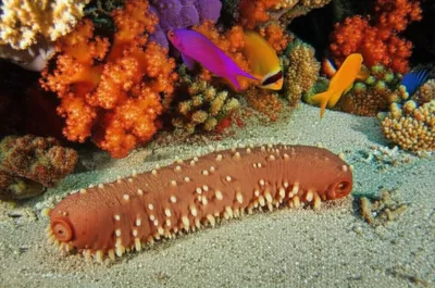 Illustration holothurians