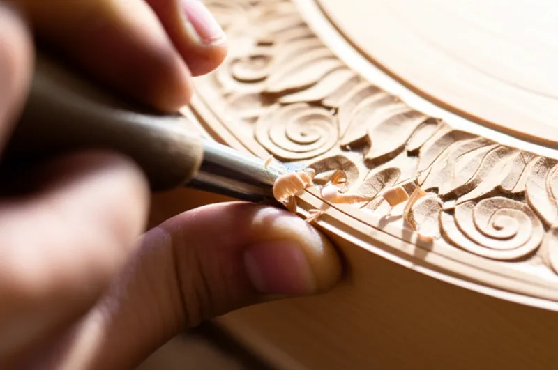 Illustration visuelle du mot « engraved » - Graver