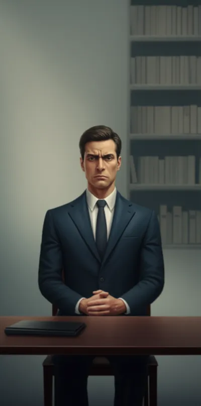 Illustration uptight - Image 1