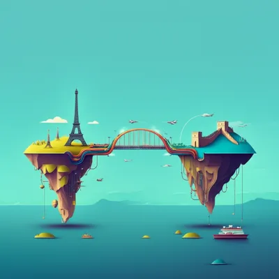 Illustration intercontinental