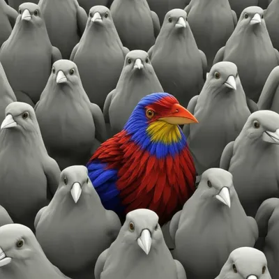 Illustration distinguishable