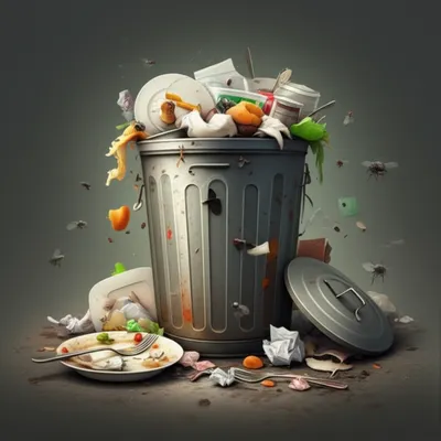 Illustration unhygienic