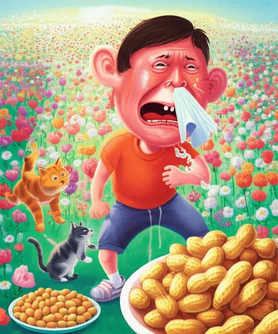 Illustration allergens