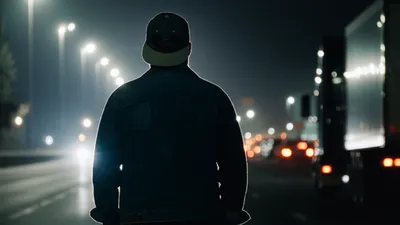 Illustration trucker - Image 1