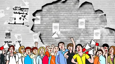 Illustration inveighing