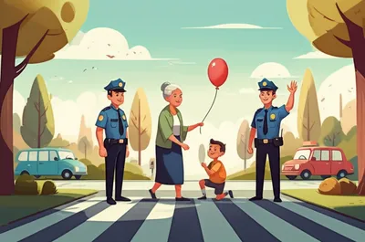 Illustration cops - Image 1