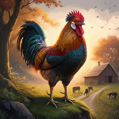 Illustration cock - Image 1