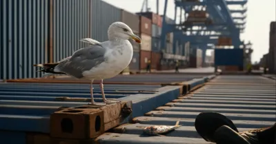 Illustration seagull - Image 1