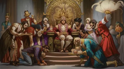 Illustration lackeyed