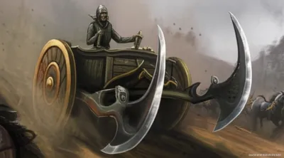 Illustration scythes - Image 1