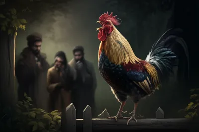 Illustration roosters - Image 1