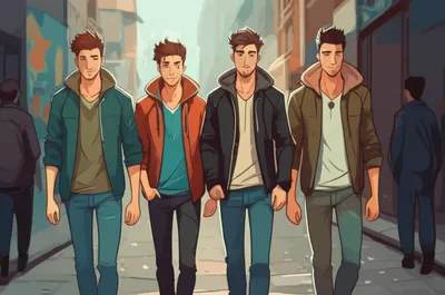 Illustration lads - Image 1