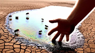 Illustration undrinkable