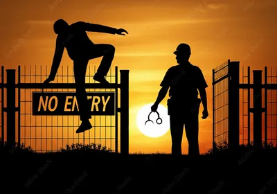 Illustration trespassing - Image 1